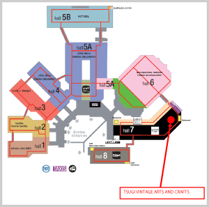 Meson & objet TSUGI VINTAGE ARTS AND CRAFTS Floormap